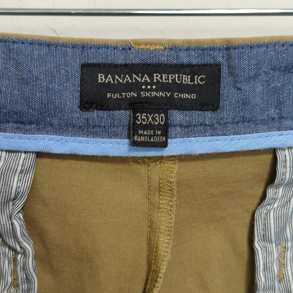BANANA REPUBLIC Fulton Skinny Chino Waist 35 - Picture 7 of 11